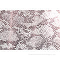 Printed Snake Grain Pu Leather